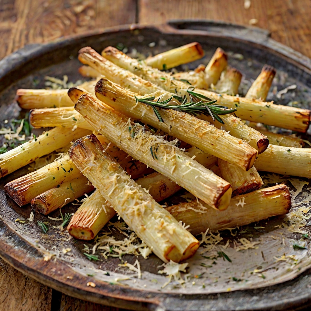 Roast Parmesan Parsnips