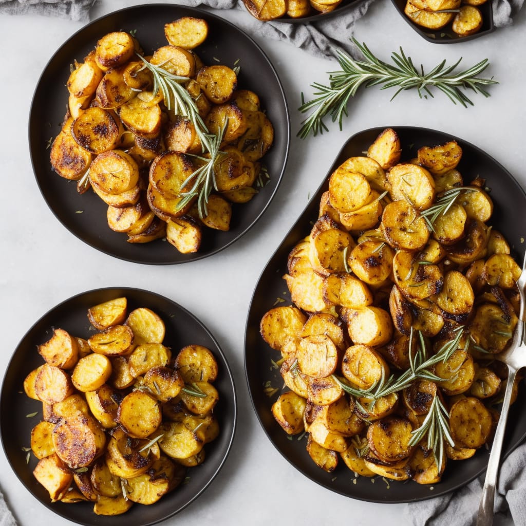 Roast Parsnips with Maple Syrup & Rosemary