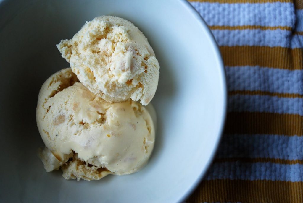 Roast Pear Sherry Ice Cream