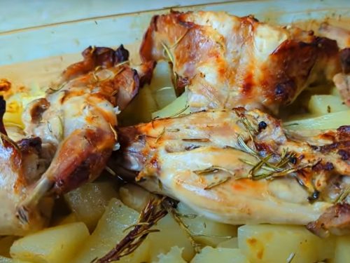 Roast Rabbit with Thyme