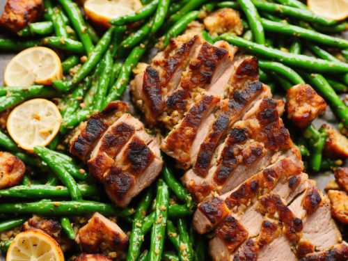 Roast Rack of Pork with Wild Garlic Stuffing