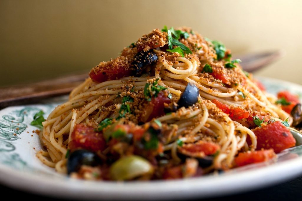 Roast Tomato Pasta with Breadcrumbs & Ricotta