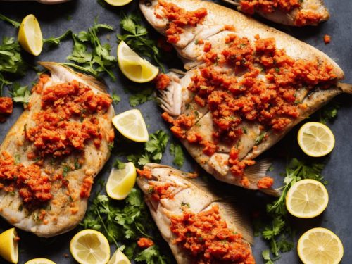 Roast Whole Fish with Salsa Romesco