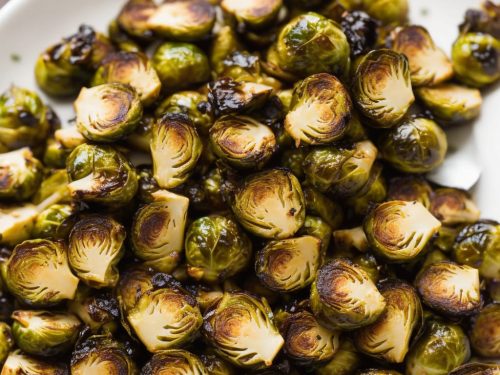 Roasted Brussels Sprouts with Balsamic and Honey