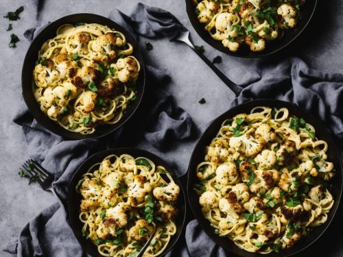 Roasted Cauliflower & Hazelnut Carbonara