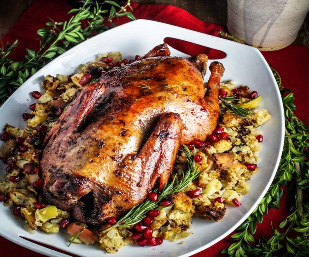 Roasted Duck & Sour Pomegranate Onions