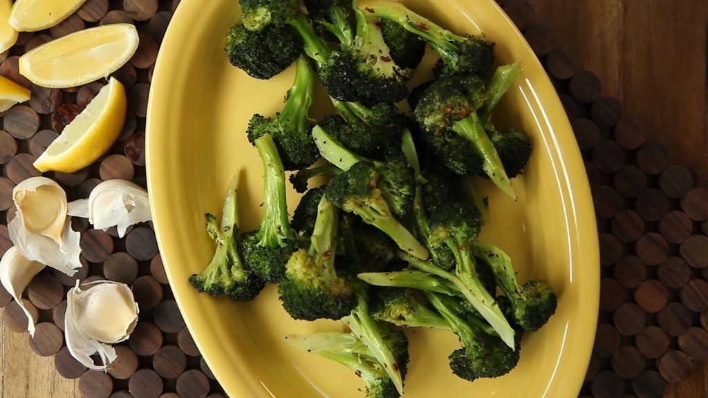 Roasted Garlic Lemon Broccoli Recipe