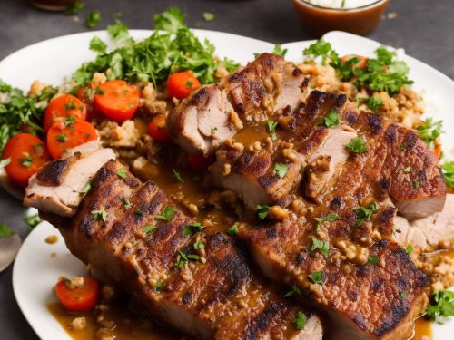 Roasted Loin of Pork with Pan Gravy