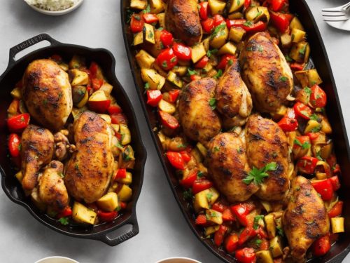 Roasted Ratatouille Chicken