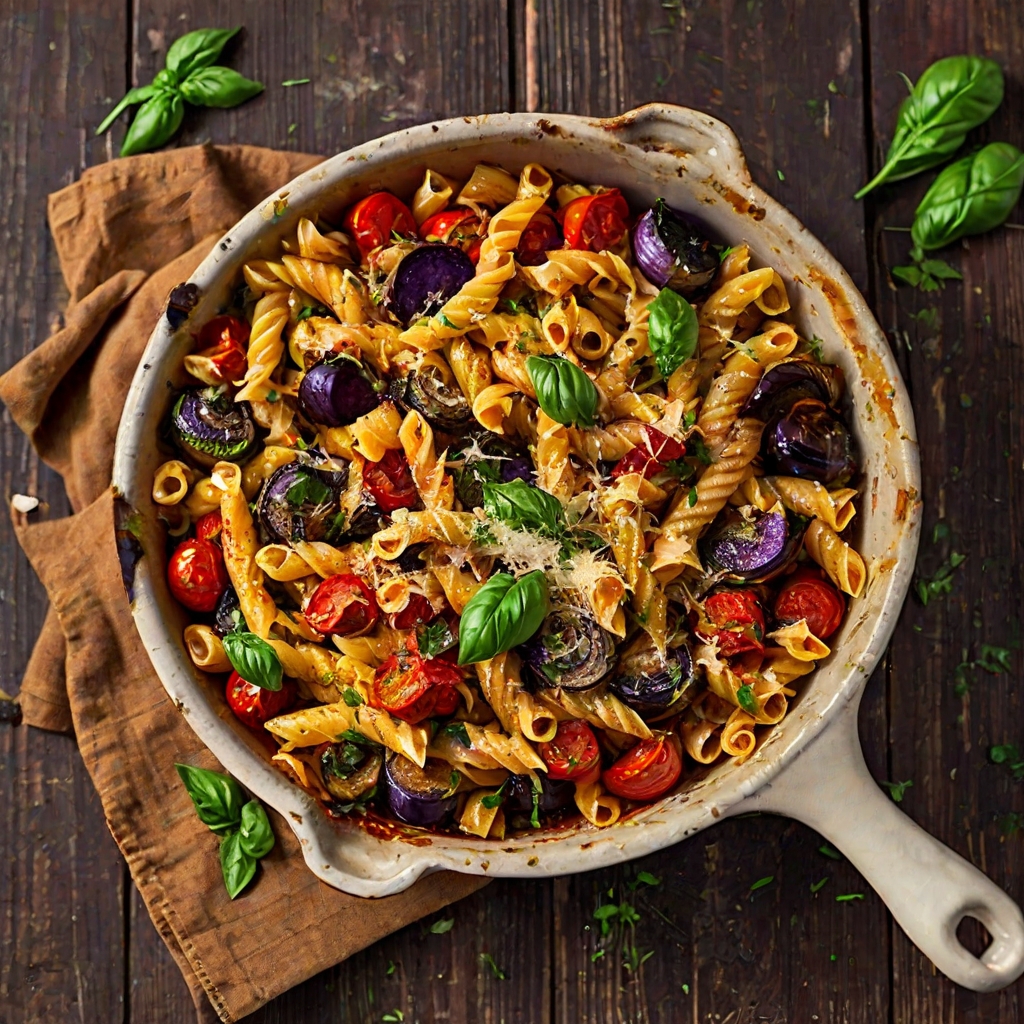 Roasted Ratatouille Pasta