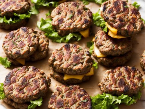 Rosemary & Garlic Lamb Burgers