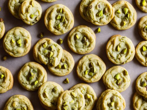 Saffron, Pistachio & White Chocolate Cookies