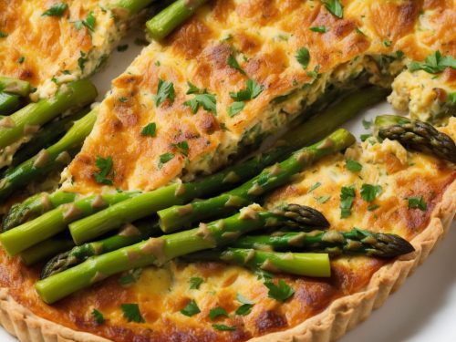 Salmon & Asparagus Quiche