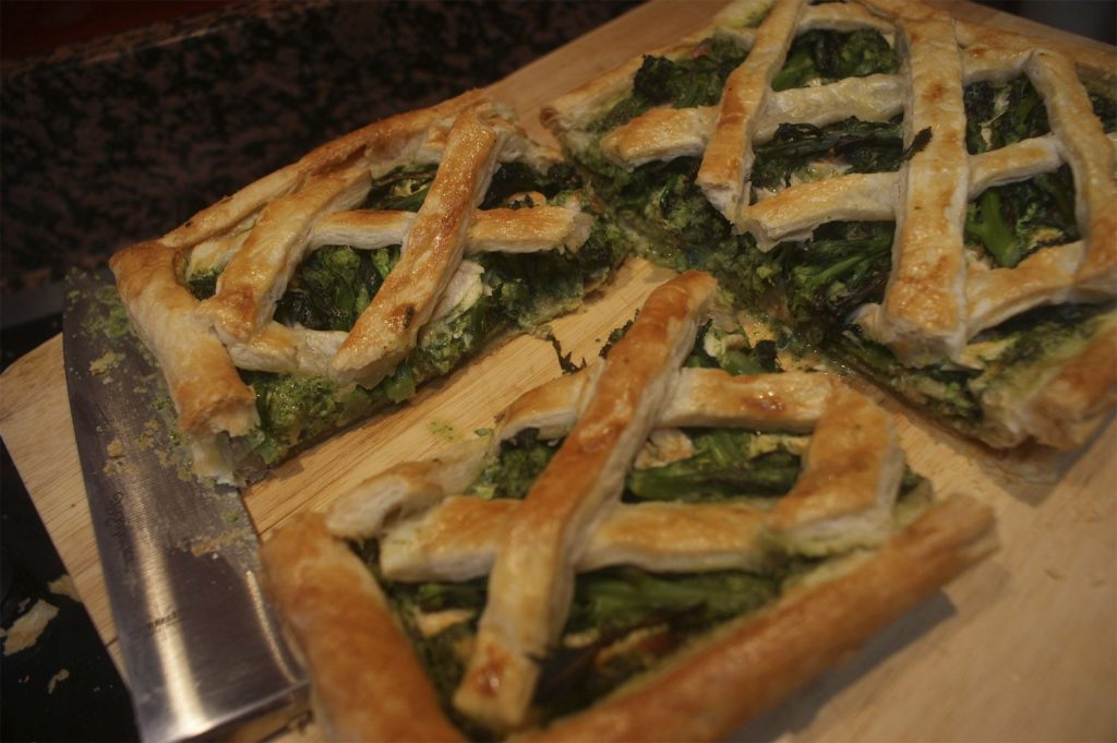 Salmon & Broccoli Lattice Tart