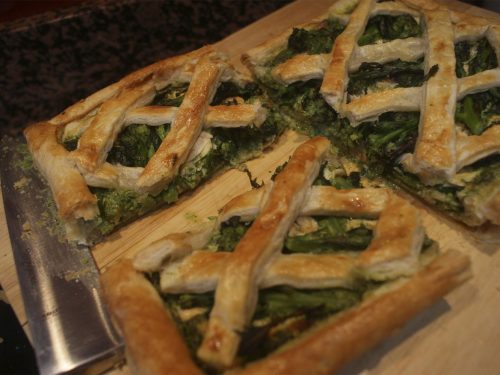 Salmon & Broccoli Lattice Tart