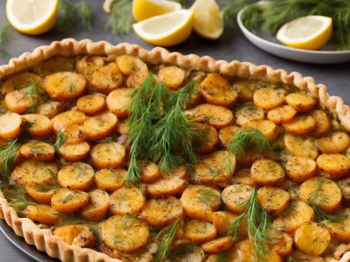 Salmon, Dill & Potato Tart