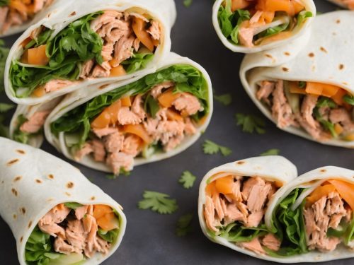 Salmon Noodle Wraps