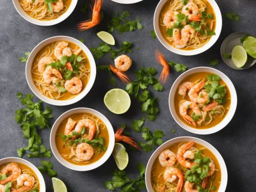 Salmon, squash & prawn laksa