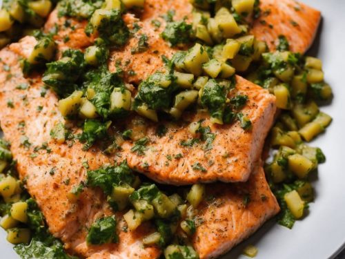 Salmon with Salsa Verde