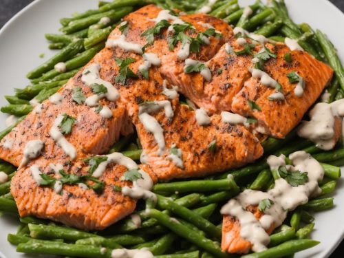 Salmon with Tahini Sauce