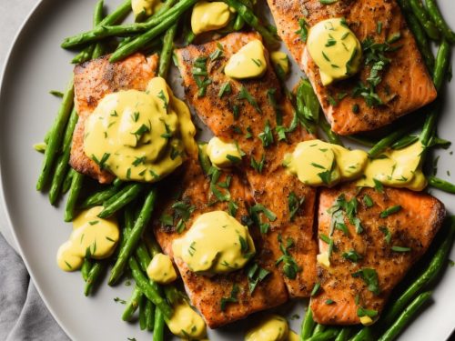 Salmon with Tarragon Hollandaise