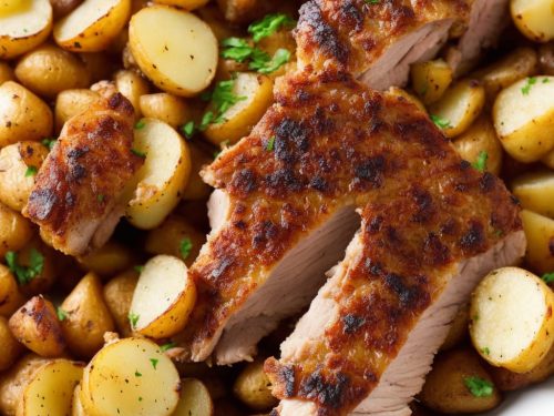 Salt & Vinegar Roast Pork with Potatoes