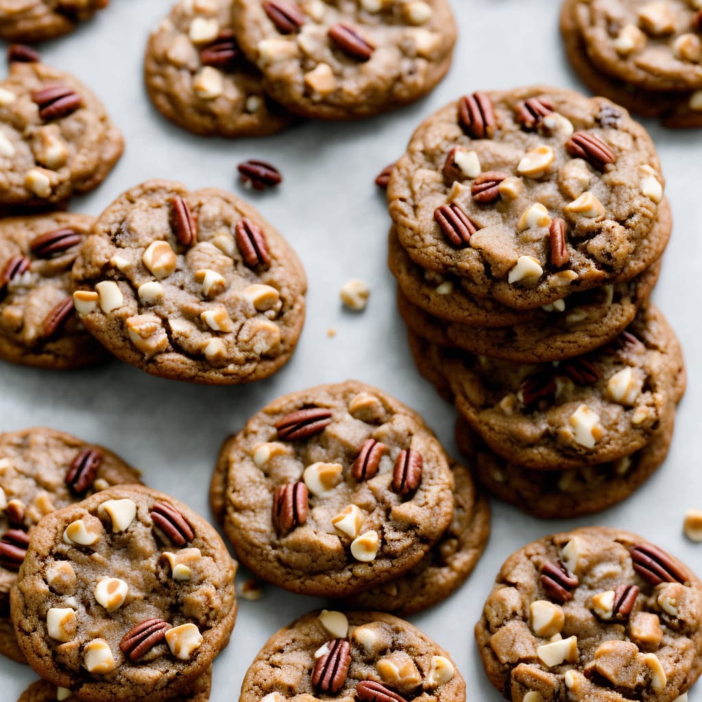 Salted Caramel Chocolate Pecan Cookies