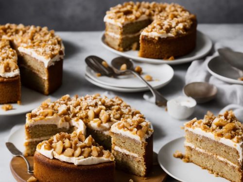 Salted Caramel Pear Cake