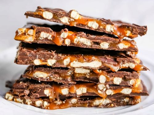 Salted Caramel Pretzel Bark