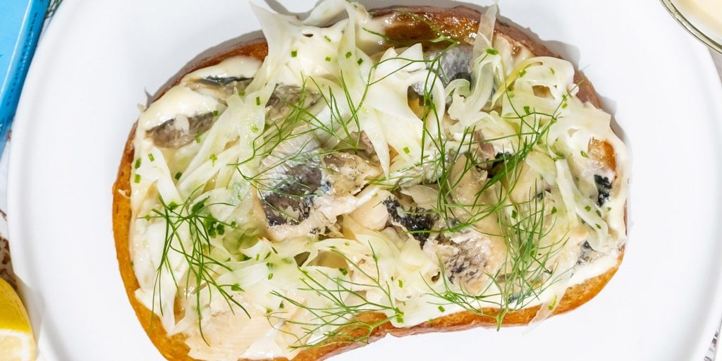 Sardines & Watercress on Toast