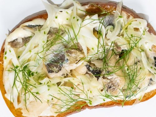 Sardines & Watercress on Toast