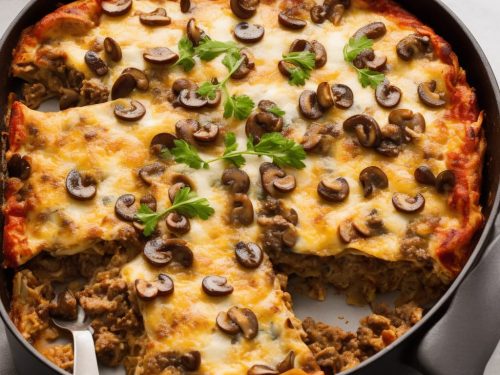 Sausage & Mushroom Lasagne recipe