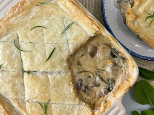 Sausage & Mushroom Pot Pies