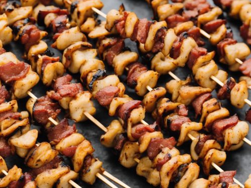 Sausage & Pancetta Skewers