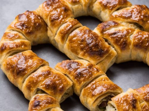 Sausage Roll Wreath