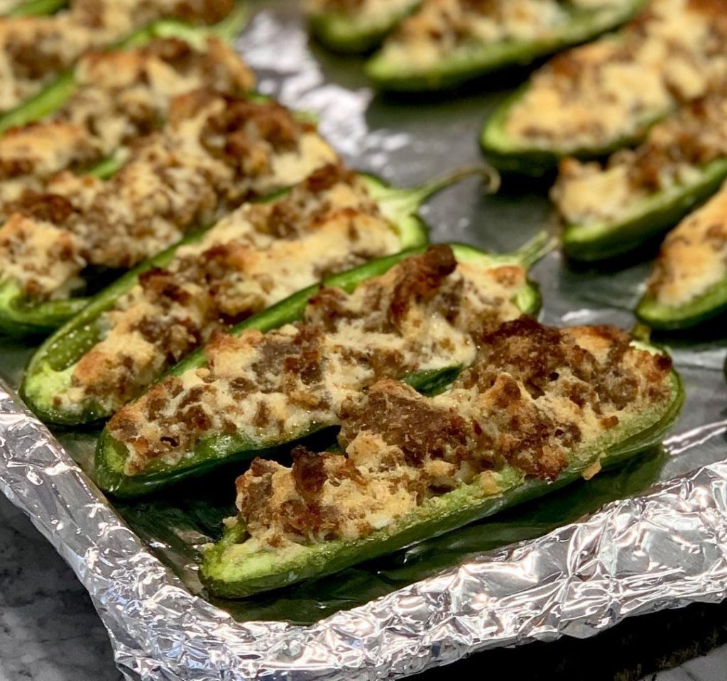 Sausage Stuffed Jalapeños