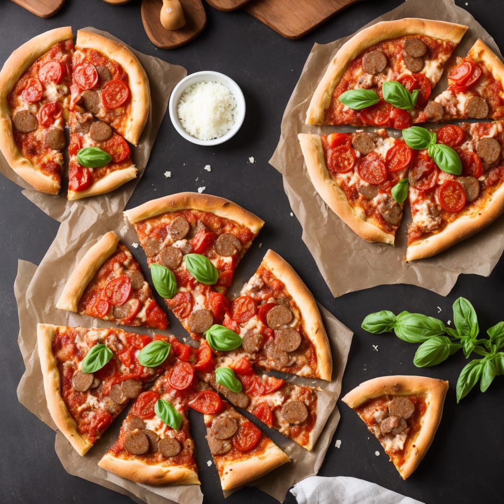 Sausage & Tomato Pizza