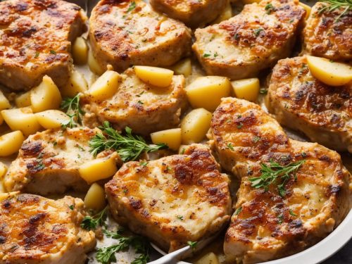 Scalloped Potatoes and Pork Chops