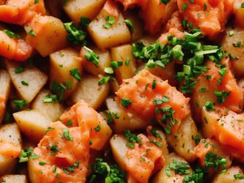 Scandi Smoked Salmon Potatoes