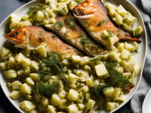 Scandi Trout with Fennel Potato Salad