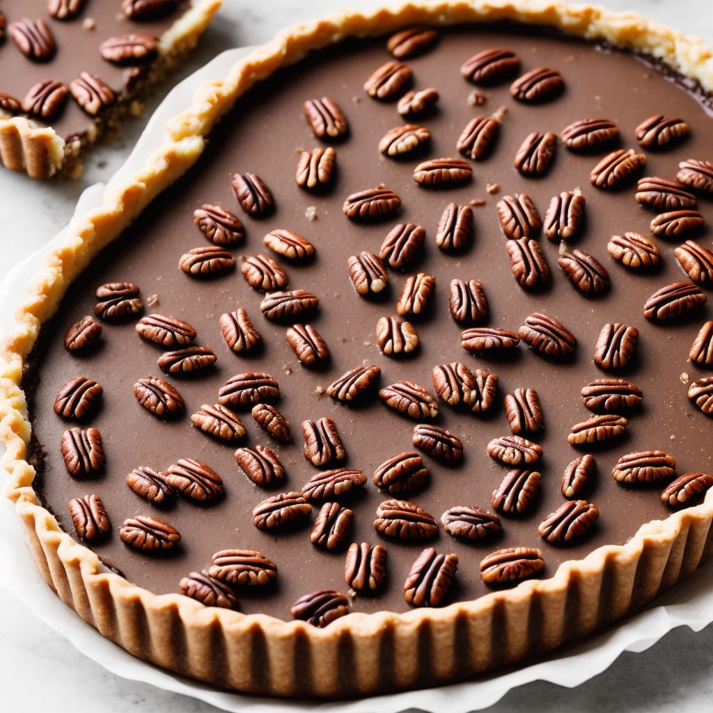 Sea-salted Chocolate & Pecan Tart