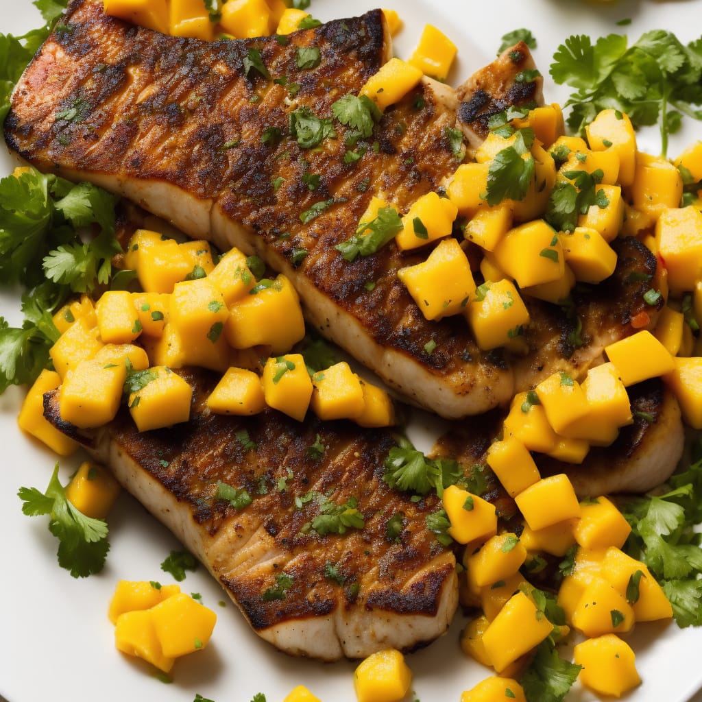 Seared Swordfish with Mango Salsa