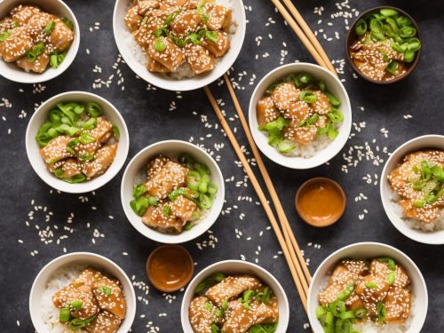 Sesame & ginger sushi bowls