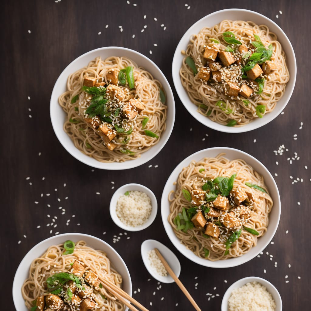 Sesame Noodles with Tofu