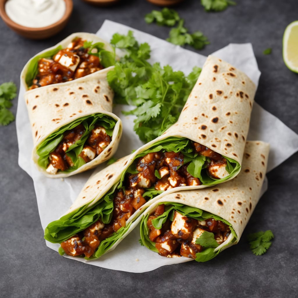 Sesame Paneer Wraps