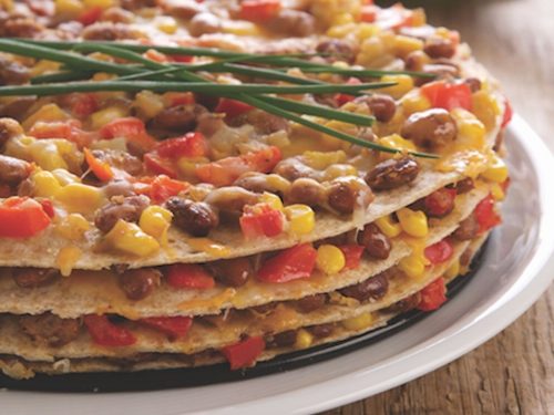 Seven Layer Tortilla Pie