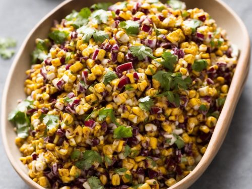 Shredded Charred Corn Salad