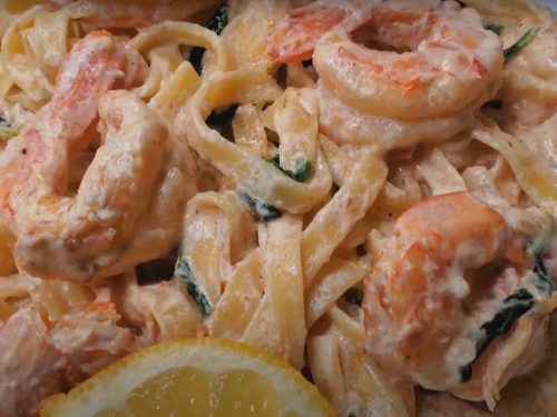 Shrimp Fettuccine Alfredo