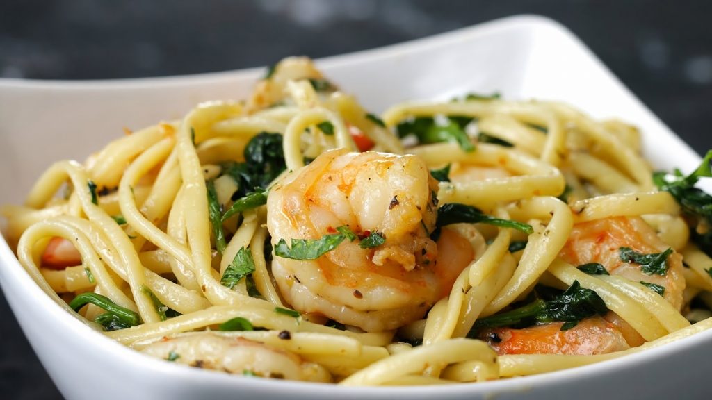 Shrimp Lemon Pepper Linguini