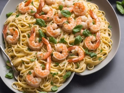 Shrimp Linguine Alfredo Recipe